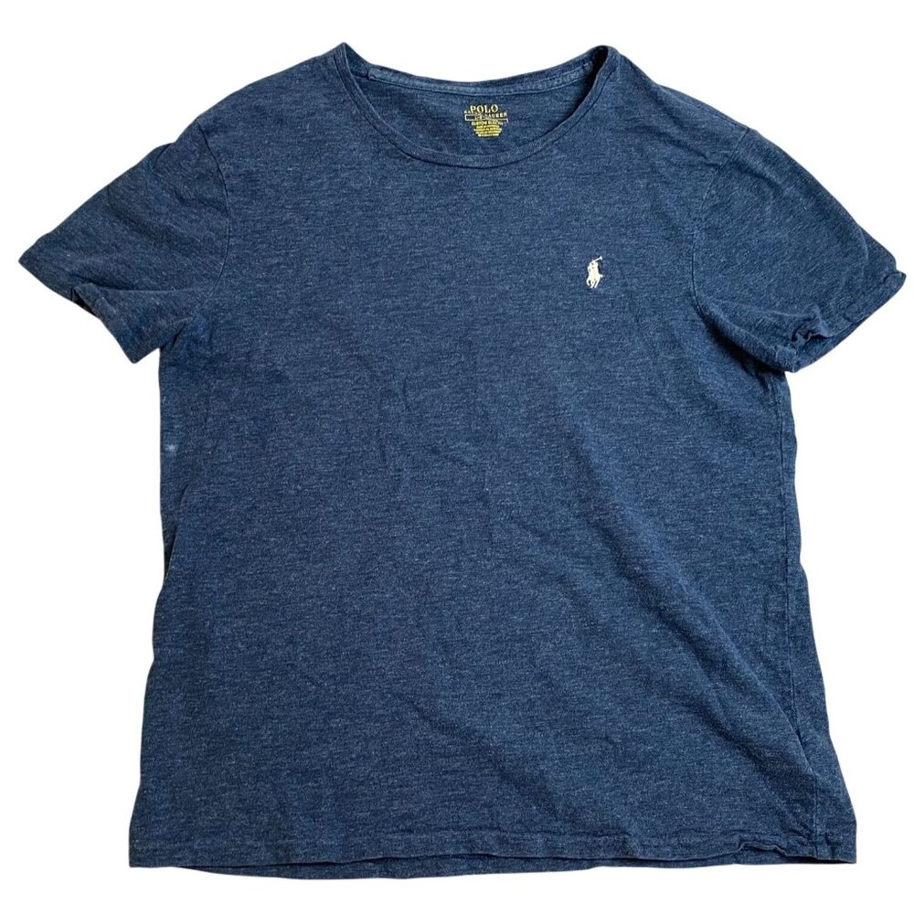Polo Ralph Lauren Women"s Custom Slim Fit T-Shirt L Blue